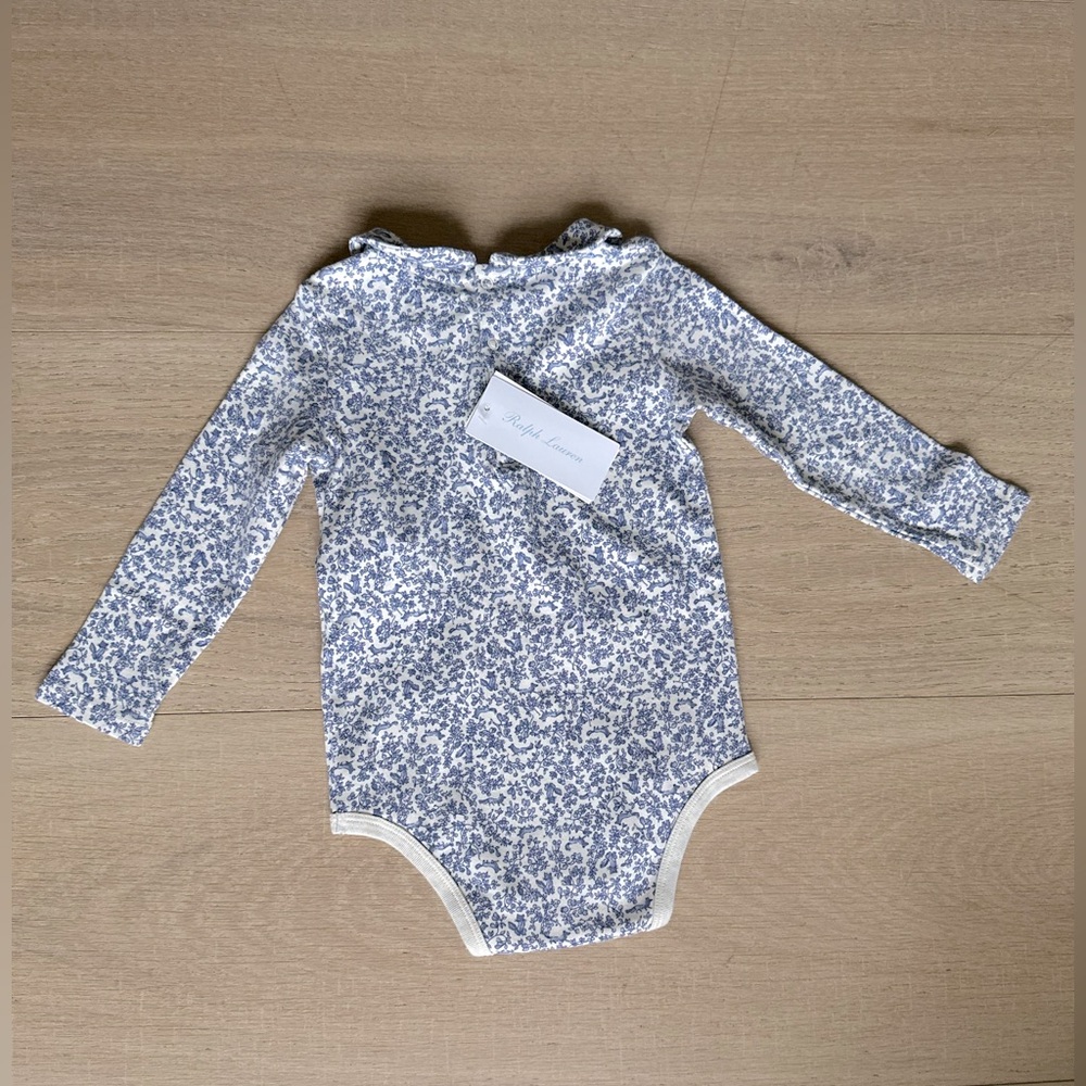 NWT Polo Ralph Lauren collared bodysuit size 18 months
